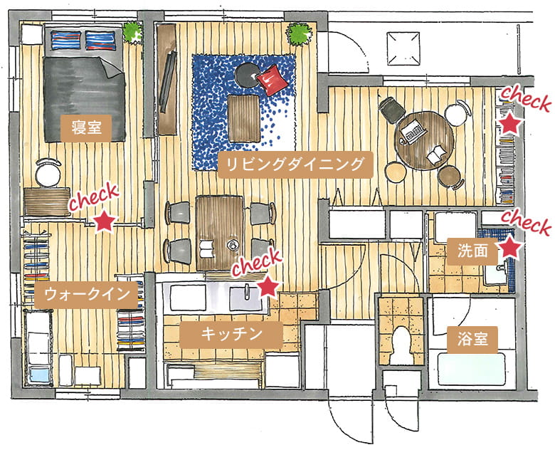 リフォーム後の間取り