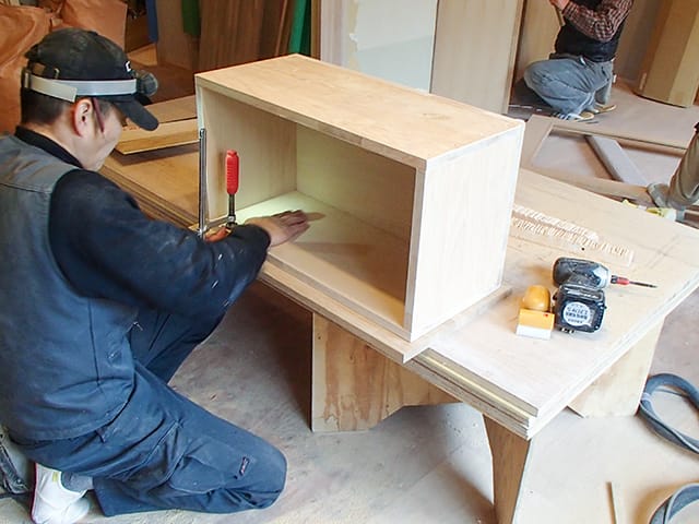 引き出し収納を造作