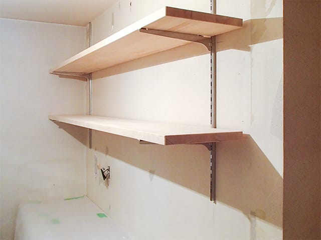キッチンの棚