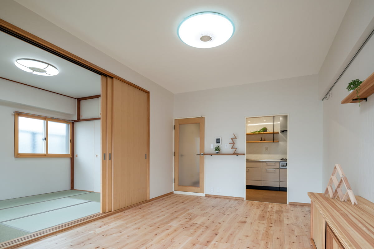 リフォーム完成:リビングダイニング